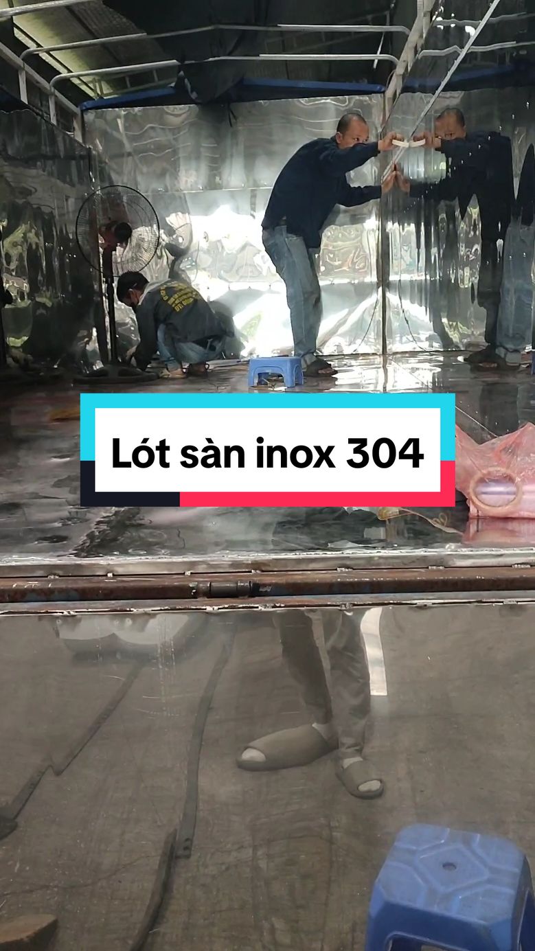 Loat sàn, thanh xe hd 99, xe chở cá bằng loại inox 304 không gỉ, không hút nam châm #thungxetai #phutunganphugia #phutungxetai #lotsan #inox304 #lotsaninox 