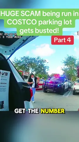 HUGE SCAM being run in COSTCO parking lot gets busted! #cops #copsoftiktok #police #viral #usa #usa_tiktok #policeoftiktok #jail #woman #dui 