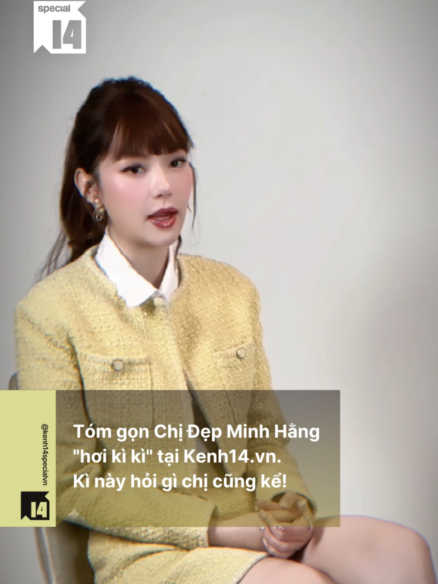 Tóm gọn Chị Đẹp Minh Hằng “hơi kì kì” tại Kenh14.vn. Kì này hỏi gì chị cũng kể! #kenh14special #kenh14 #tiktokgiaitri #amm #heretohear #minhhang #chidep #chidepdapgioresong