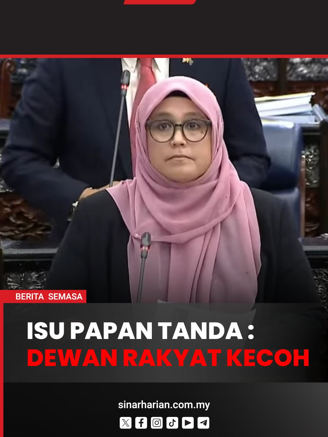 Isu papan tanda: Mas Ermieyati bidas Menteri Pelancongan  Ahli Parlimen Masjid Tanah Datuk Mas Ermieyati Samsudin membidas kenyataan Menteri Pelancongan, Datuk Seri Tiong King Sing yang mendakwa tindakan penguatkuasaan peraturan papan tanda dwibahasa oleh Dewan Bandaraya Kuala Lumpur (DBKL) akan mempengaruhi keputusan pelancong melawat Malaysia. Muzik: Elevate dari www.bensound.com #SinarHarian #BeritaSemasa #Parlimen #papantanda #MenteriPelancongan