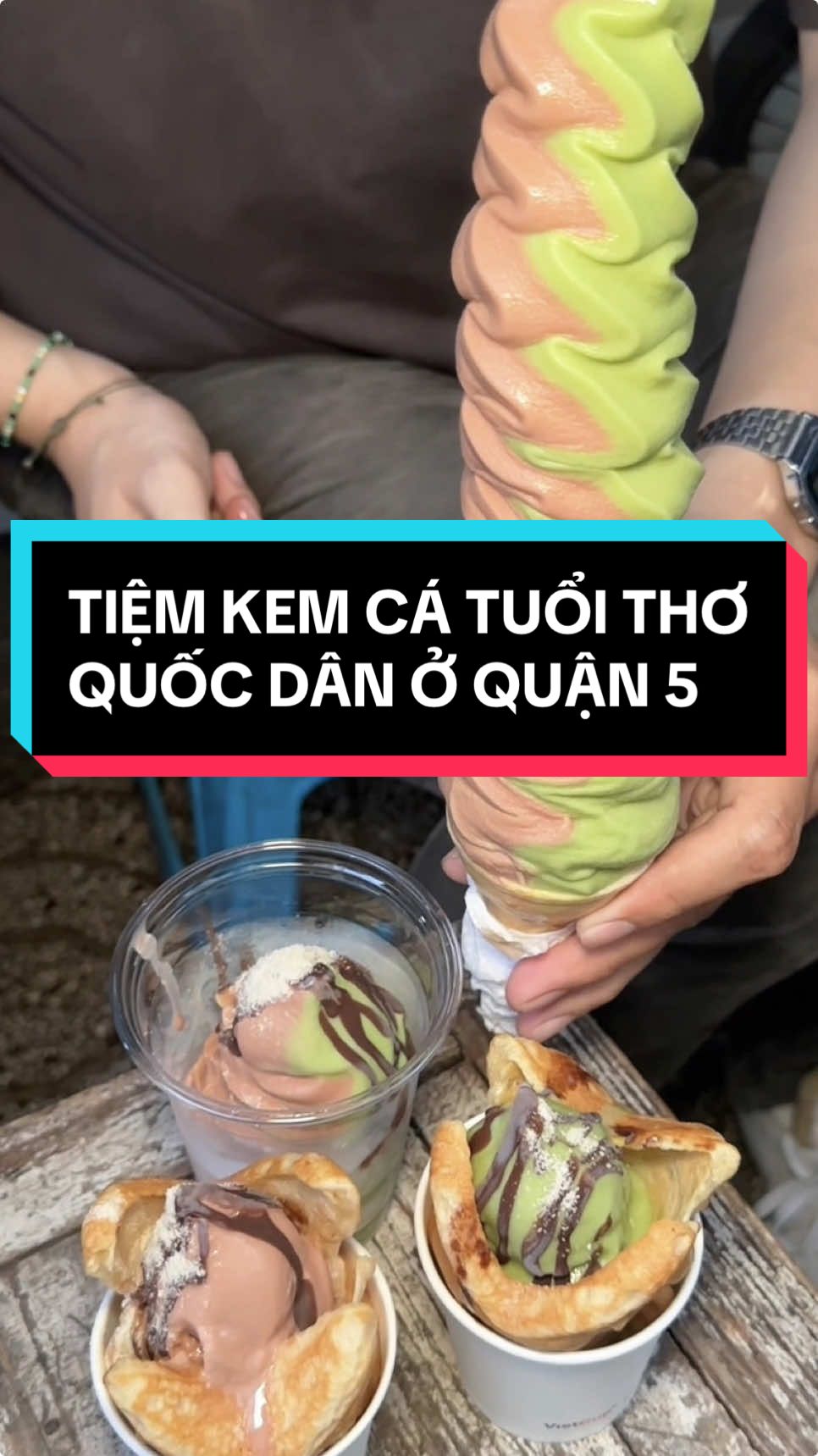 Khám phá tiệm kem quốc dân, giá hạt dẻ ngay Q.5 #ansapsaigon #tryitwithtiktok #ancungtiktok #vtmgr #reviewanngon #saigon 