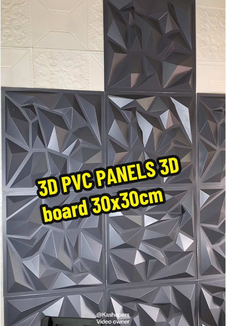 3D PVC PANELS 3D board 30x30cm wallpaper😎⬆️ #3dpvcwallpaper t#pvcpanel #wallpaper #3dboard #fyp 