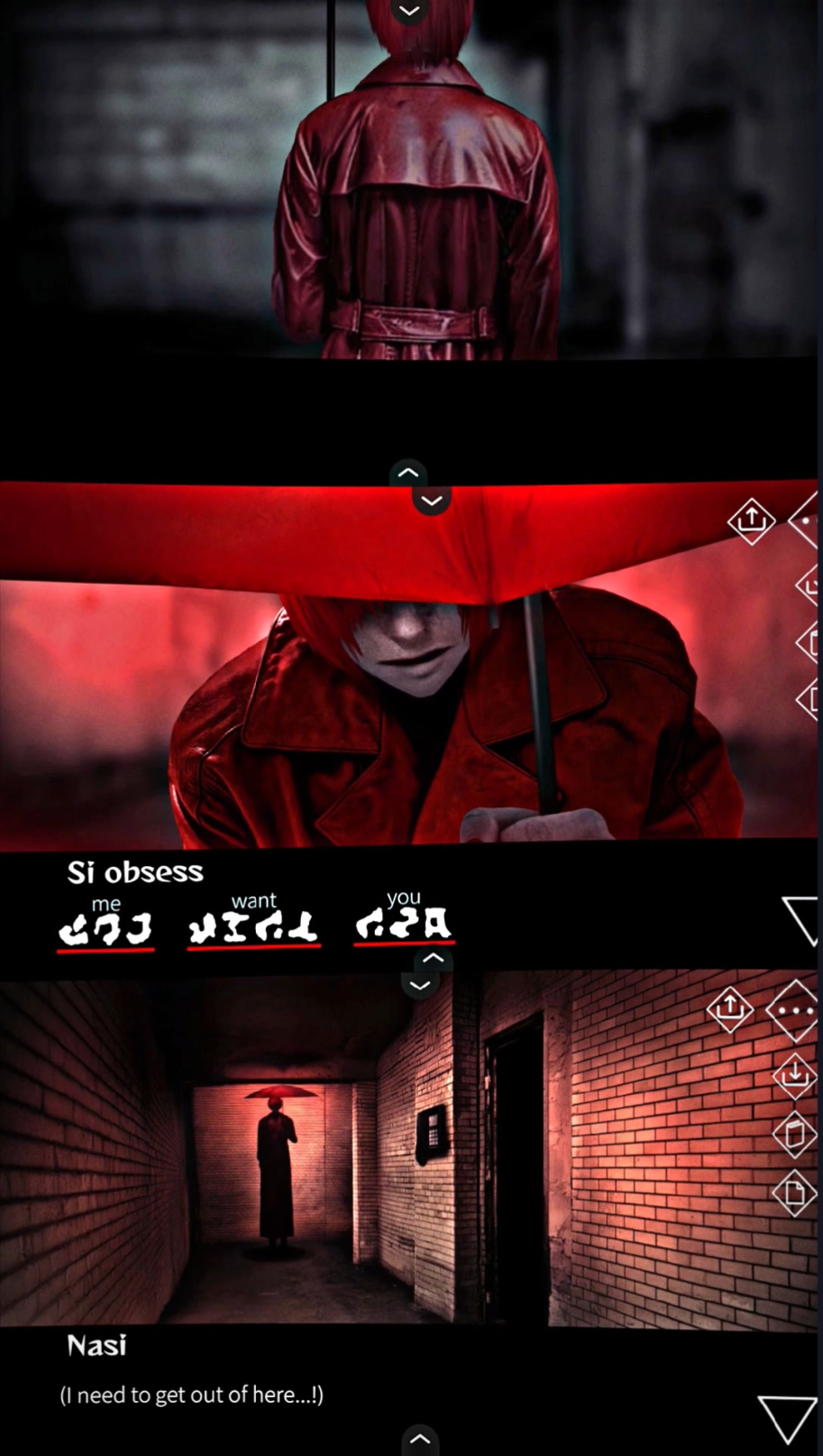 warna merah, warna cinta( ͡ _ ͡°)♡... next, mr. hood #mrscarletella #homicipher #homiciphergame #horror #edit #foryourpage #fyp  [last pic from twt: @Mobtop99]
