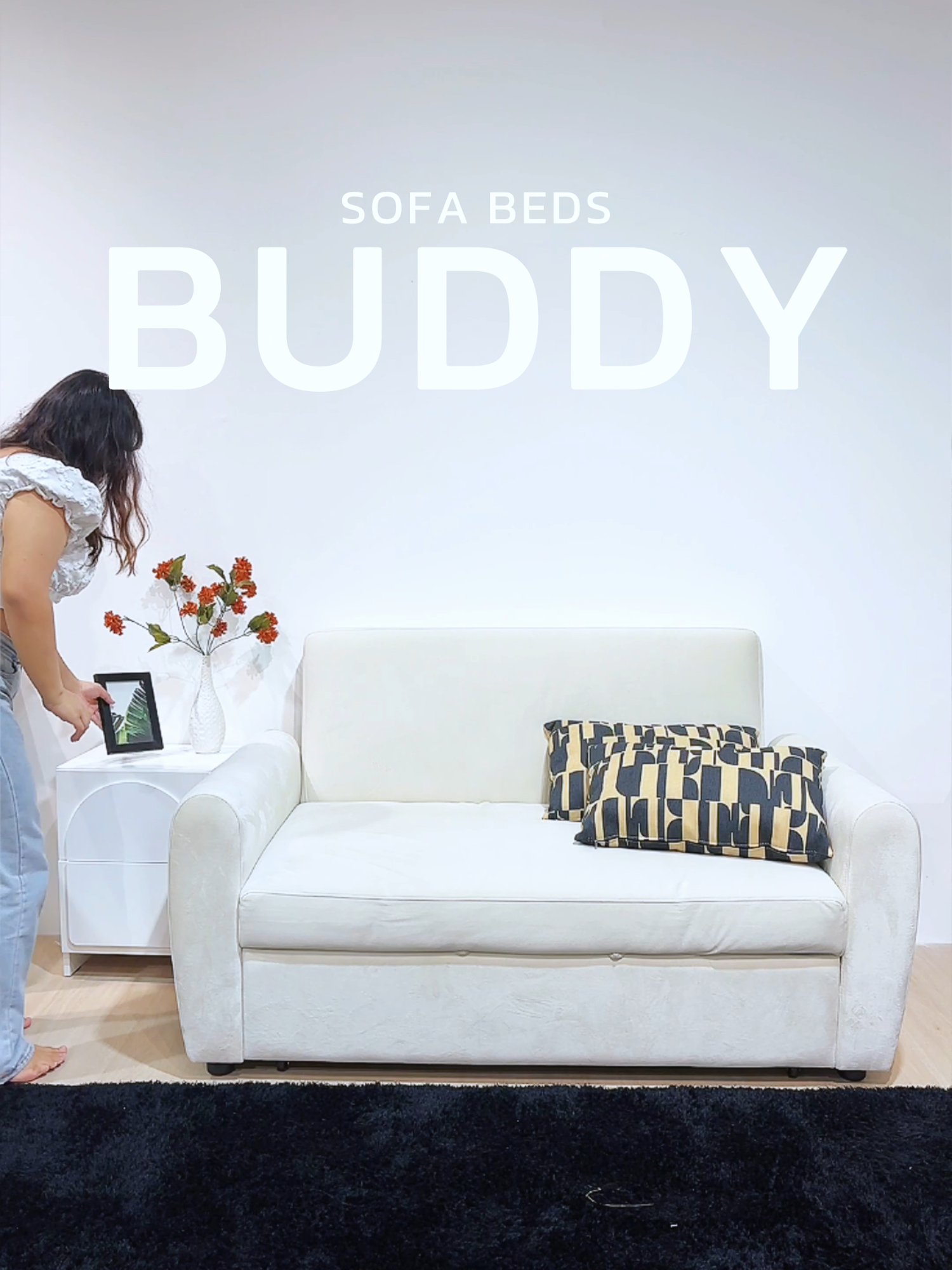 ให้ BUDDY เป็น บัดดี้คู่ใจในยามพักผ่อน โซฟาเบด ปรับนั่งเอนได้ถึง 4 ระดับ หรือจะปรับนอนยาว ตัวนี้ก็ทำได้สบายๆ ทุกครั้งที่คิดจะพัก ต้องหลงรักบัดดี้ตัวนี้แน่นอน #โซฟาเบด #โซฟา #เฟอร์นิเจอร์ #แต่งบ้าน #ของแต่งบ้าน #แต่งห้อง #furniture #sbdesignsquare