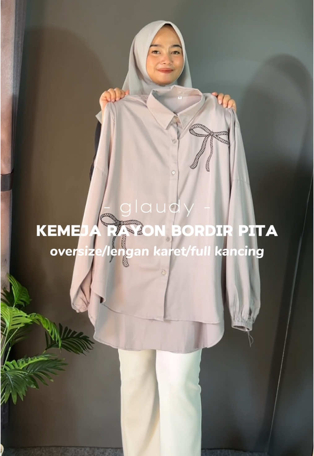 kemeja rayon bordir pita #kemeja #kemejabordir #kemejaoversize #kemejawanita 