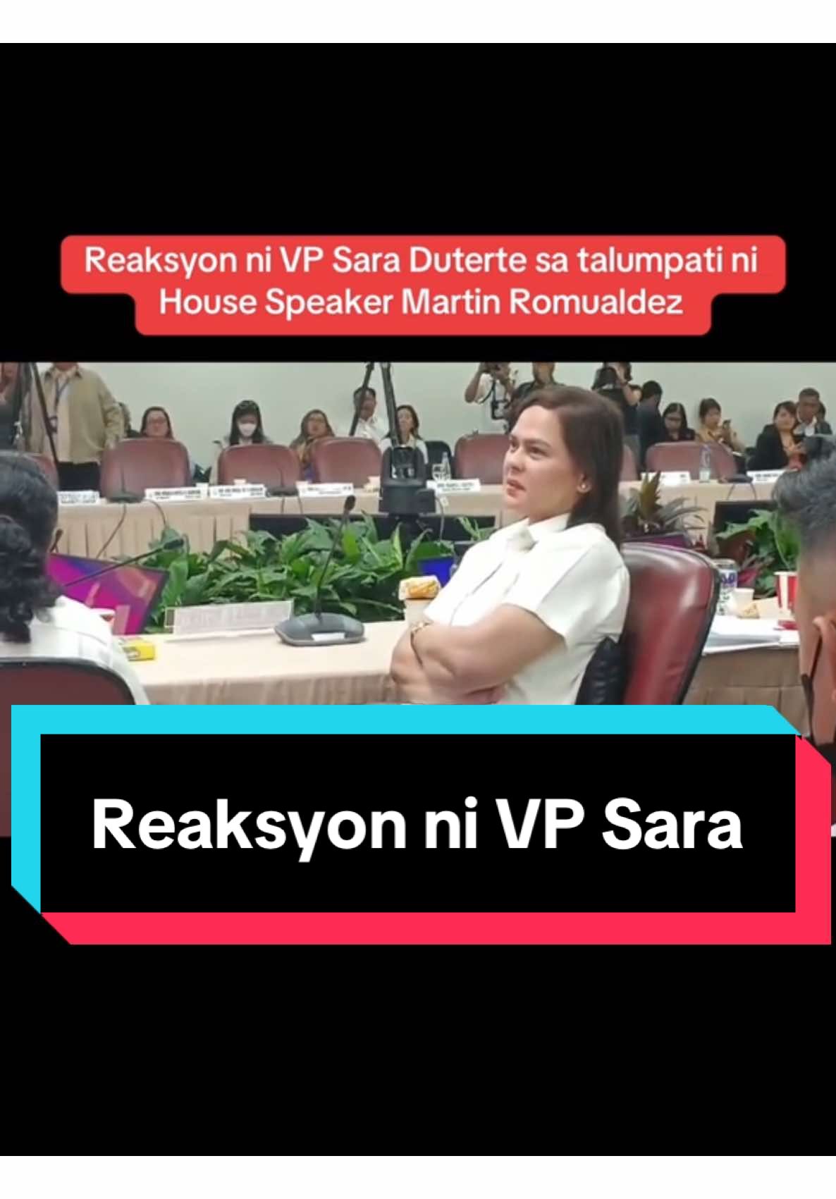 Pinanood ni Vice Pres. #SaraDuterte ang talumpati ni House Speaker #MartinRomualdez sa plenary session. Sa naturang talumpati, pinalagan ni #Romualdez ang banta sa kaniya ni #Duterte. Pinasinungalingan din ng House Speaker ang akusasyong sinisiraan niya ang bise para sa planong pagtakbo niya sa 2028 elections. #News5 #NewsPH #BreakingNewsPH  