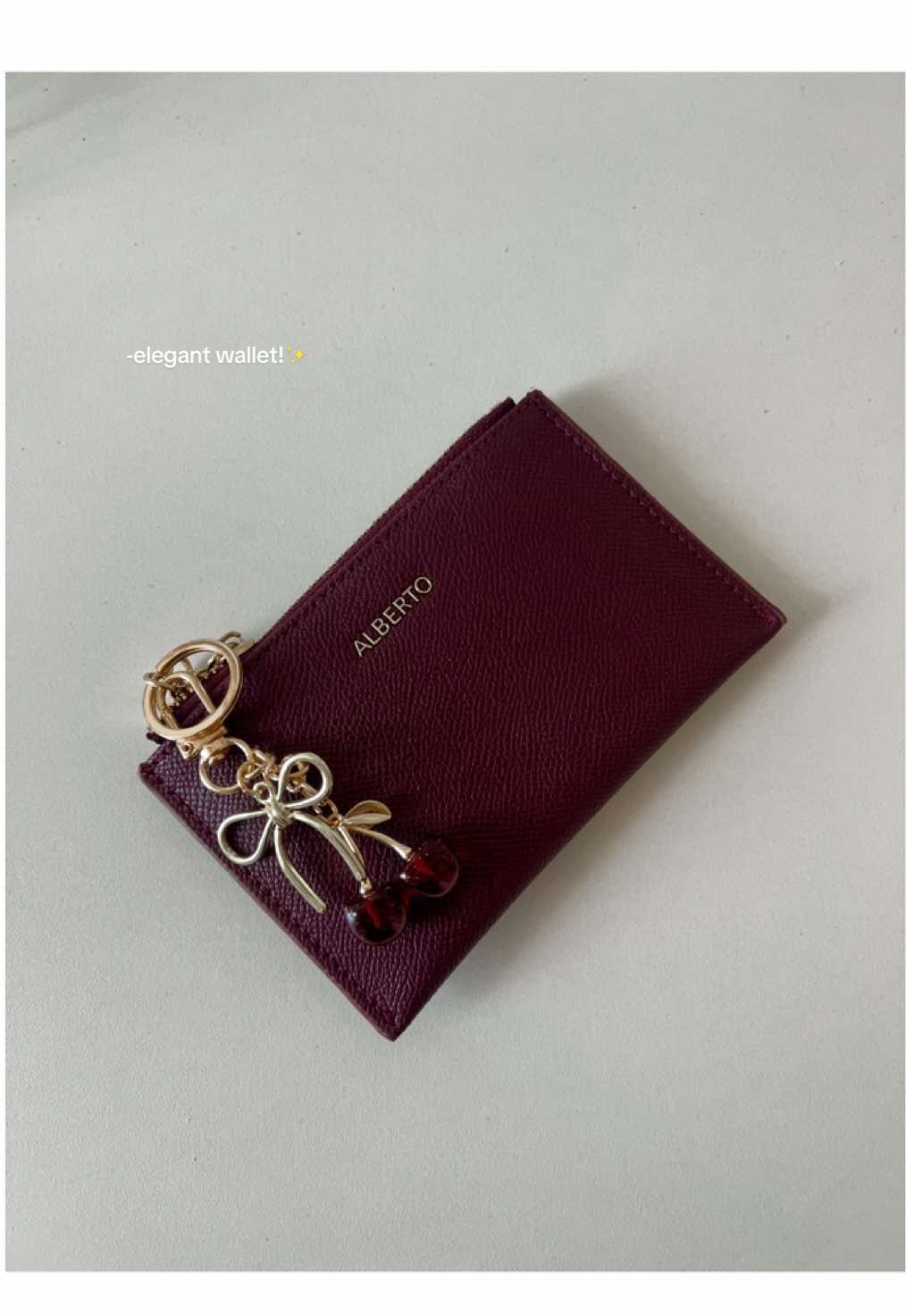 gift idea for her, wine wallet from @ALBERTO PHILIPPINES 🥀 ##albertowallet #maroon #wallet #walletforwomen #fyp #albertophilippines 