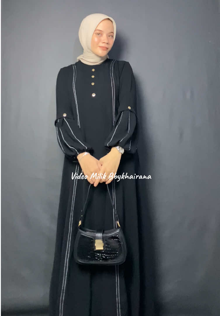 ABAYA SIMPLE TAPI MEWAH DARI @SK06shop BAGUS BANGET💘 #abaya #kemejawanita #outfitinspiration #ootdhijab #outfitlebaran #lebaran2025 