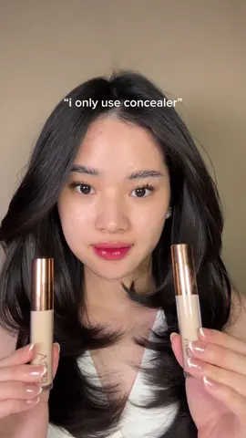 Emang cuma pake concealer kok 🫣🙏🏻 Using  @ESQA Cosmetics concealer (milkshake & vanilla) #BeautyTok #beautyhacks #concealer #highcoverage 