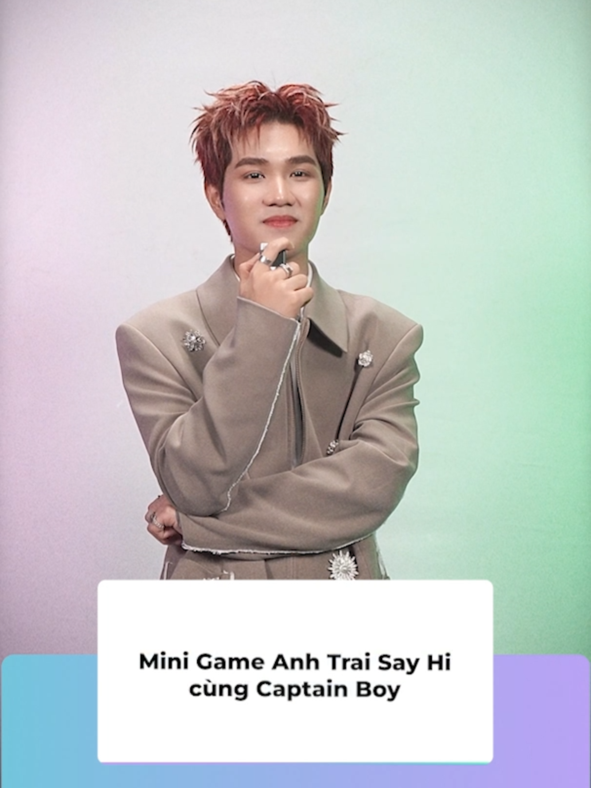 Mini Game Anh Trai Say Hi cùng Captain Boy #Baihatcuachungta #OurSongVietnam #DongTayPromotion #VieNETWORK