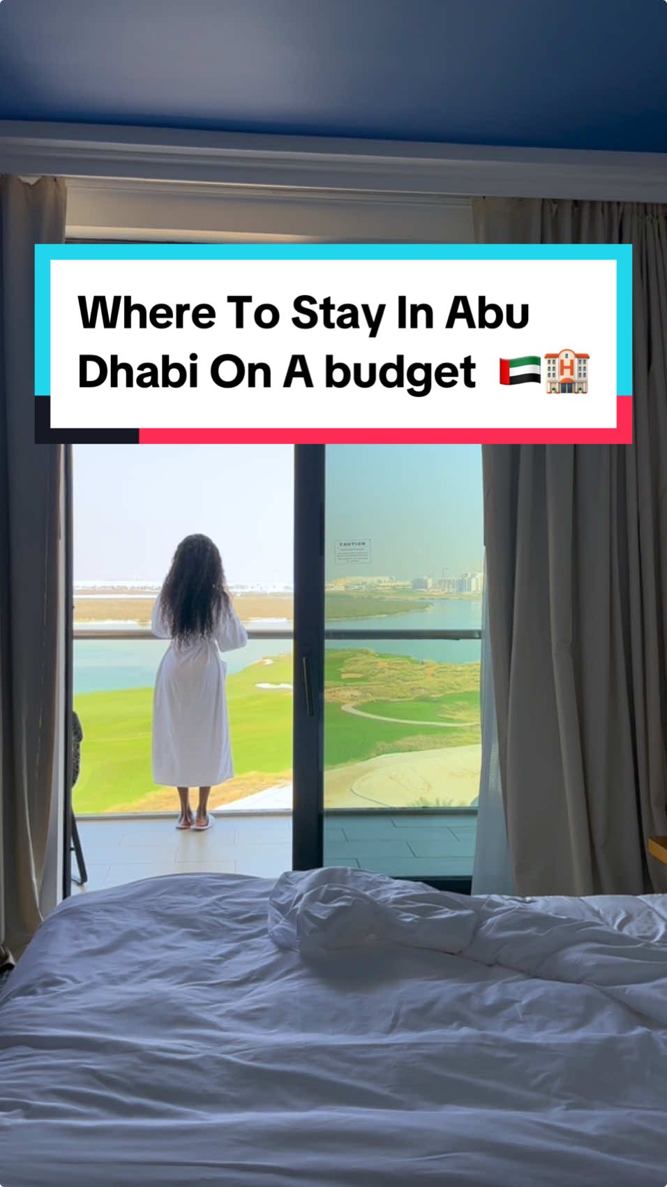 This is what AED650/night gets in Yas Island Abu Dhabi   📍Park INN Hotel - Yas Island  #yasisland #hotelview #beautifuldestinations #abudhabitiktok #abudhabitravel #hoteltips #roomwithaview #abudhabihotels #parkinnhotel #travelblogger #wendybenson 