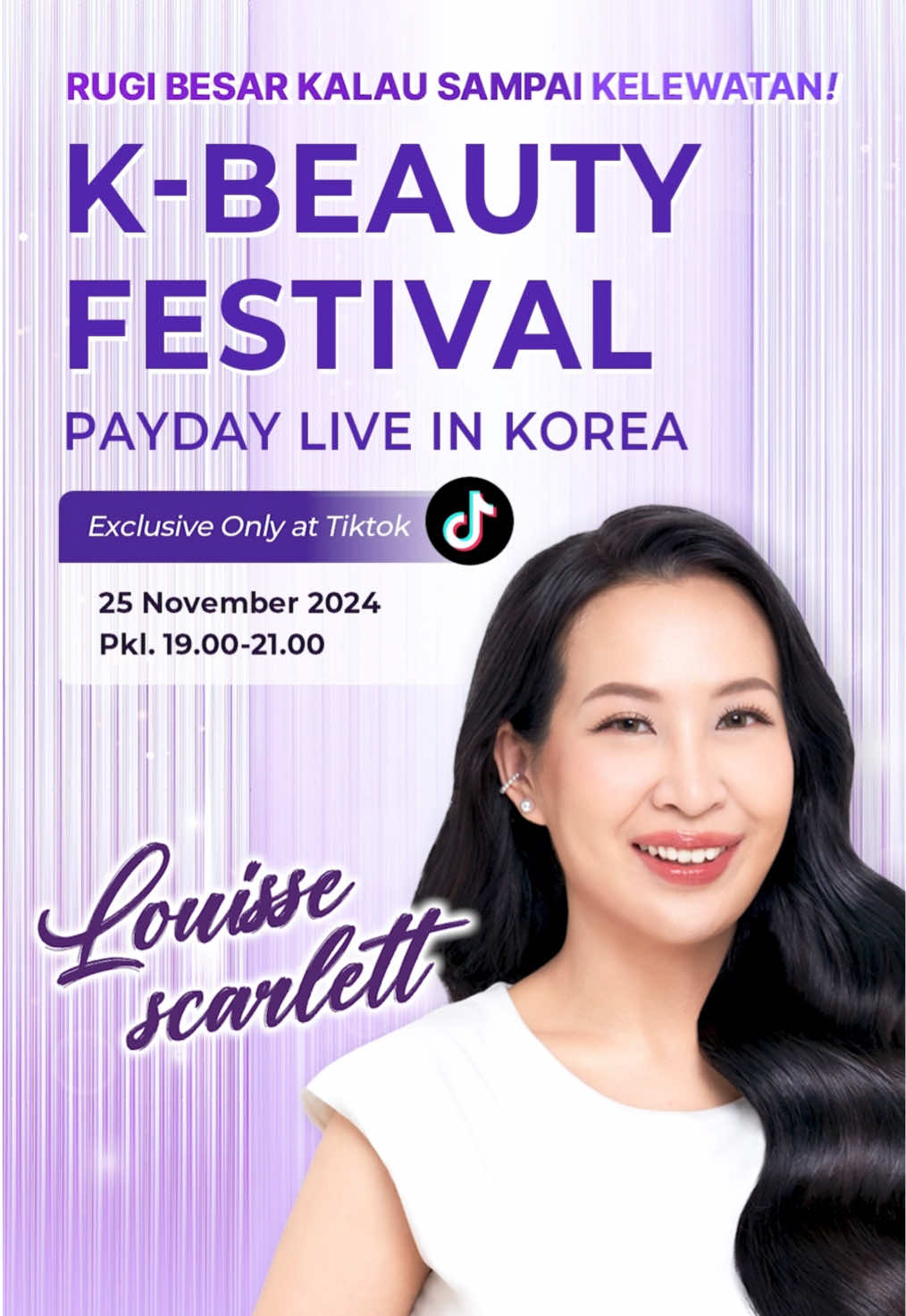 TINGGAL BEBERAPA JAM LAGI😱❤️‍🔥 🎉K-BEAUTY FESTIVAL🎉 SOME BY MI X @louissescarlettFamily 📣✨ inget yaa untuk promo kali ini LIMITED STOCK! jadi jangan sampai terlambat apalagi ketinggalan🙌🏻❤️ #SOMEBYMI #PAYDAY #PROMO #BestDeal #BigPromo #MamiLouisse #LouisseScarlettFamily #KoreanProducts #KoreanSkincare #Kbeauty #KbeautyFestival #TikTokLive #Exclusive #Skincare #DailySkincare #Fyp #ViralSkincare #PromoSpesial