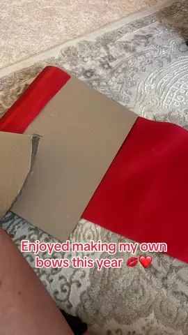 #christmas #crafts #bowmaking 