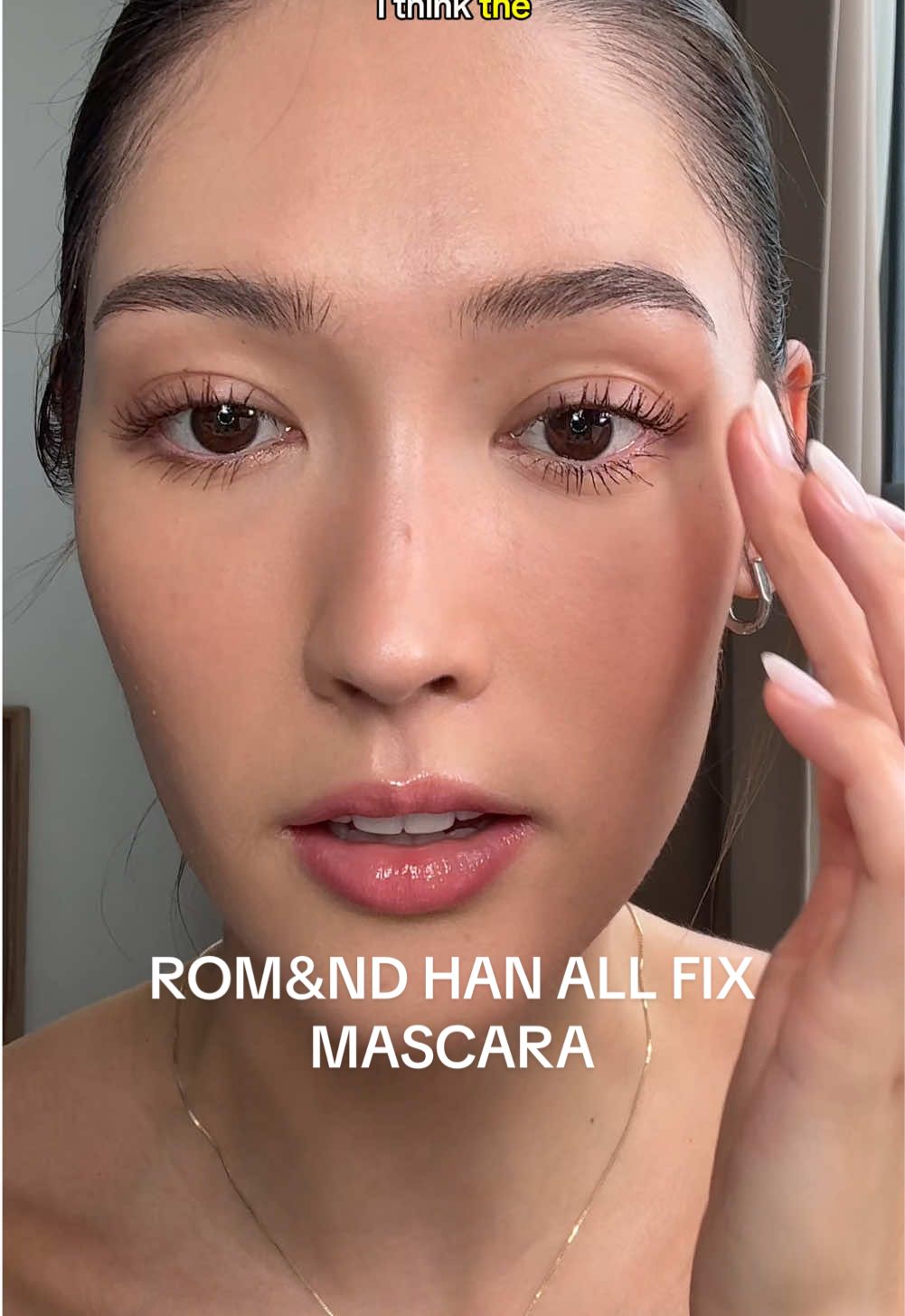 Replying to @bluebiscuit this was in my drafts forever! Trying the rom&nd han all fix mascara which one of you recommended, my overall rating is at the end 🤎  #romndmascara #asianmascaras #straightlashes #koreanmascaras #waterproofmascara #mascaratryon #kbeauty #koreanmakeup 