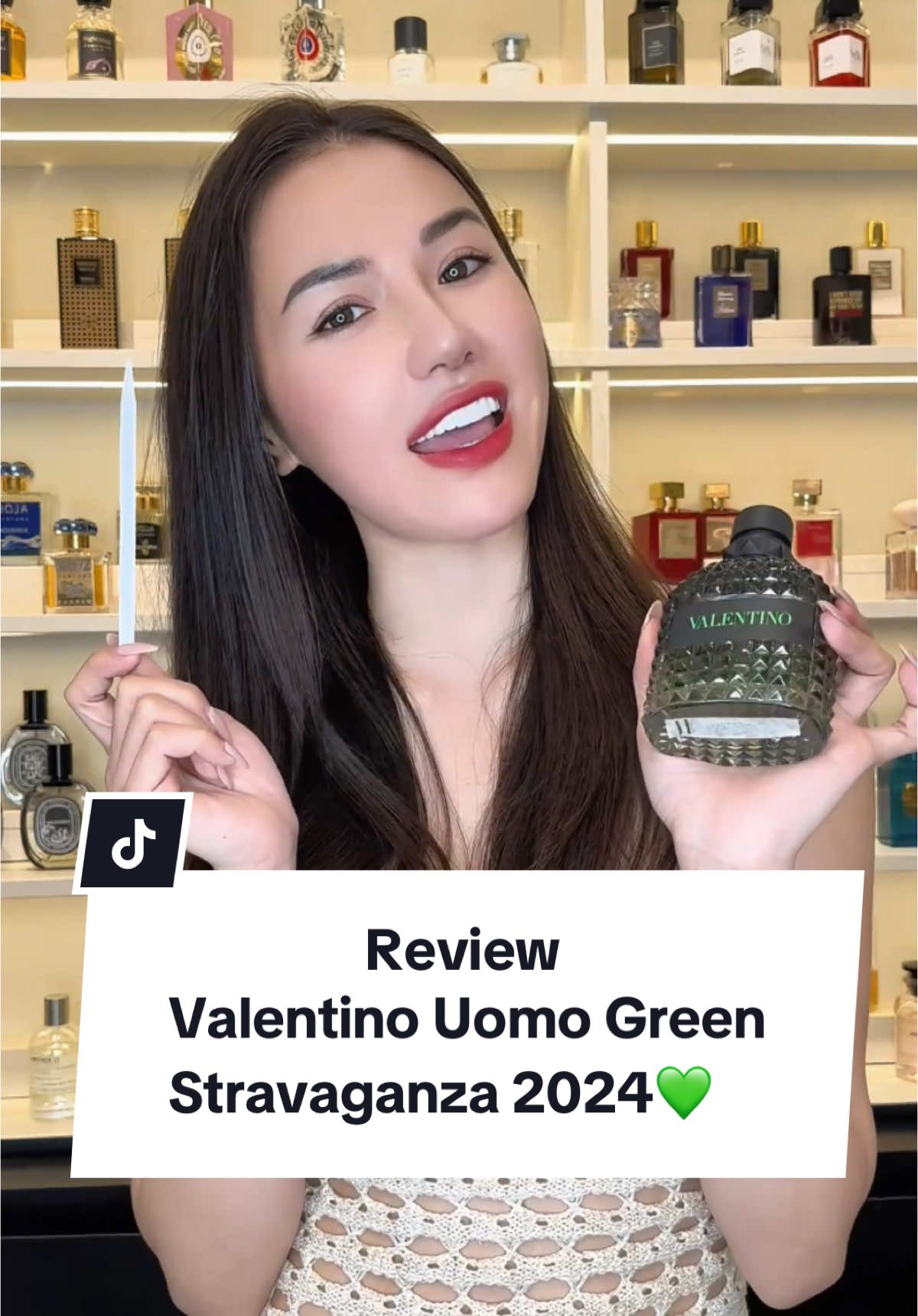 Review Valentino Uomo Green Stravaganza 2024🤩#jennaperfume #valentinouomogreenstravaganza 