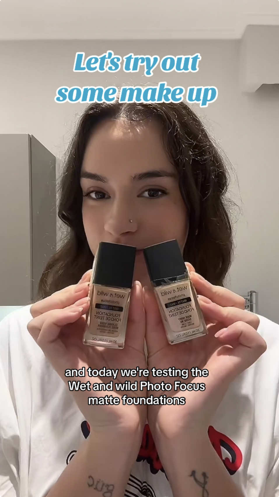 Let's try out some makeup🫶🏼 Wet 'n Wild Photofocus matt foundation @wetnwildbeauty @wet n wild Europe @Wet N’ Wild #wetnwildmakeup #wetnwild #testingmakeup #highcoverage #mattfoundation 