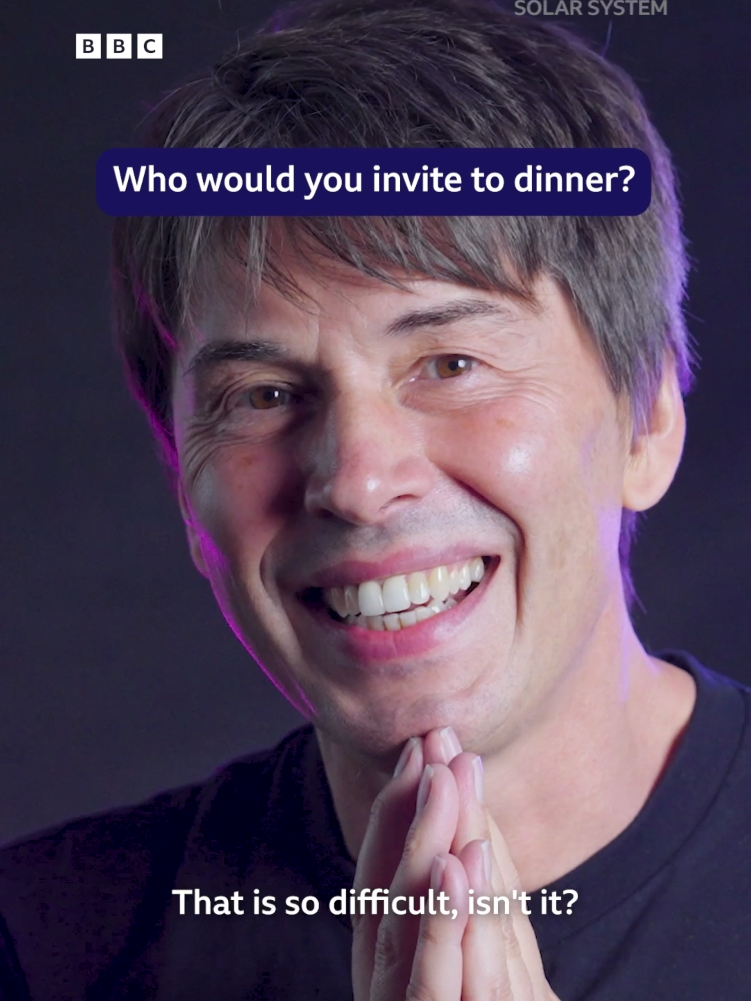 Professor Brian Cox’s dream dinner party guests   From the giants of physics... to a jar of cells 🫙  #SolarSystem #ProfessorBrianCox #Universe #Space #AlbertEinstein #DavidBowie #LUCA   Professor Brian Cox reveals who his three dream dinner party guests would be and why.