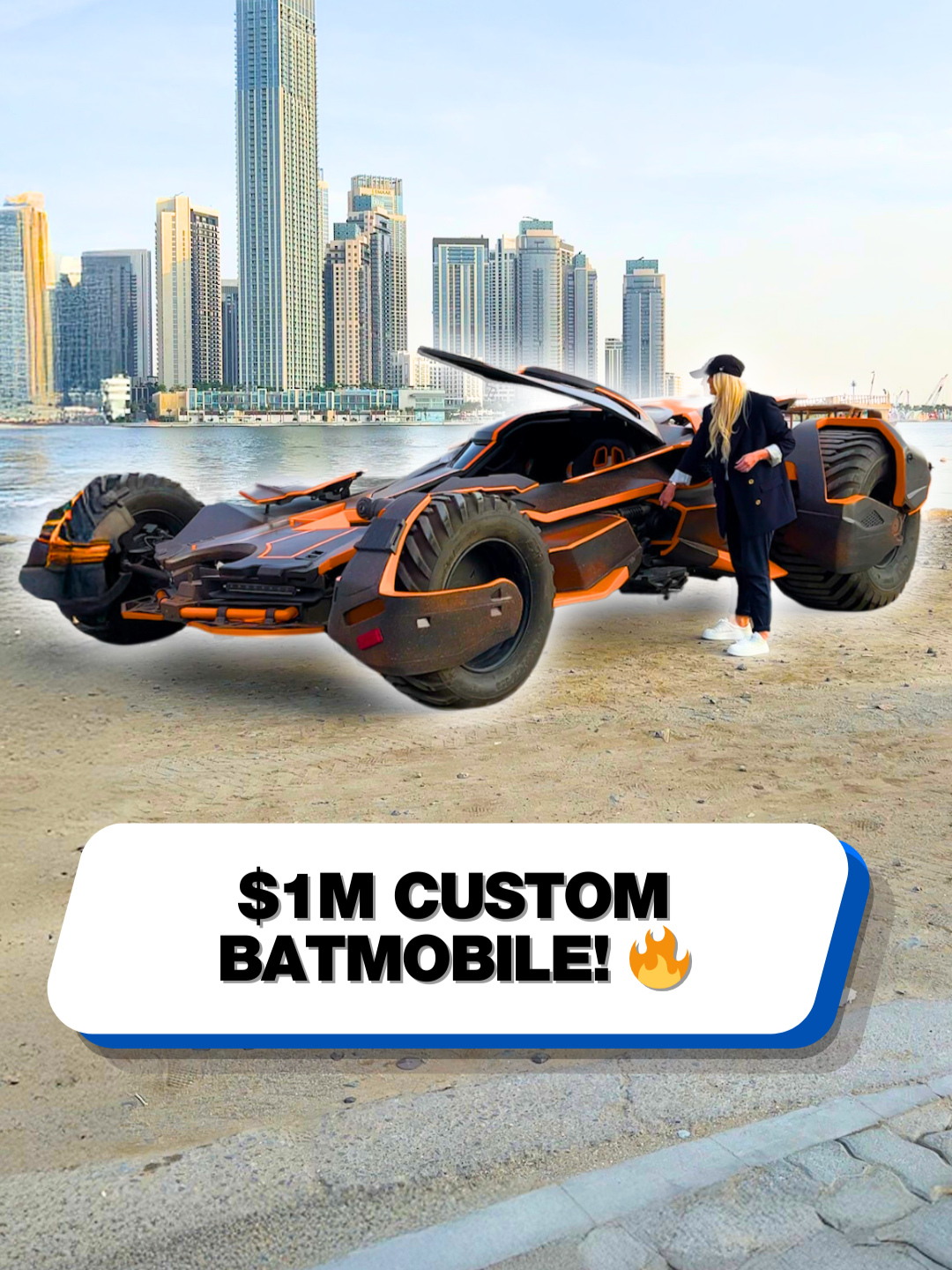 Gotham's got nothin on this ride! 🔥 #batman #batmobile #supercar #customcar #jacobandco #carmods #cartok #dc #thedarkknight #gotham #dccomics #supercar #supercarblondie