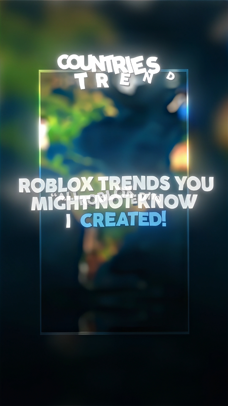 roblox trends that you might not know I created! 💖 #bail3y_roblox #roblox #fyp #robloxedit #viraledit #robloxfyp #trending #viral #trend