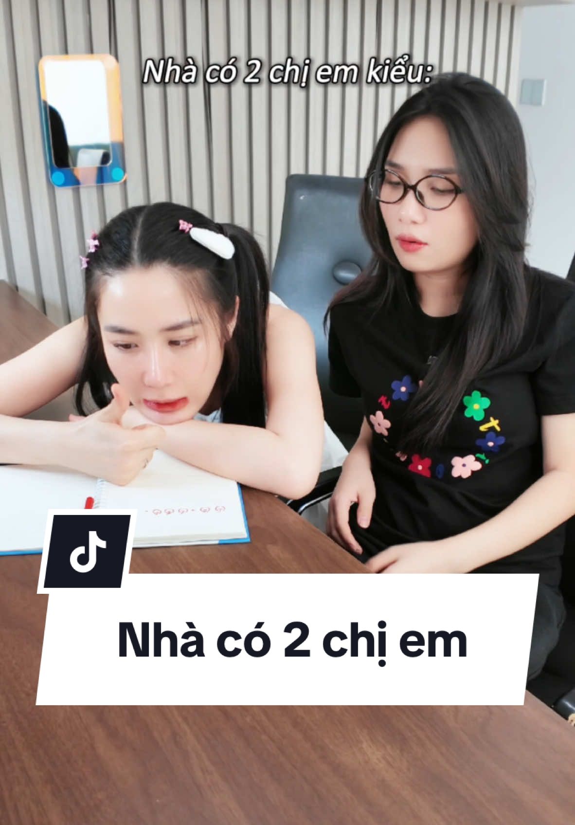 Nhà có 2 chị em kiểu @Dủm Dủm Dui Dẻ 🌼 #dqn #gonpinkk #gonpink #tiktokgiaitri #vietcomedy #omachixotboham