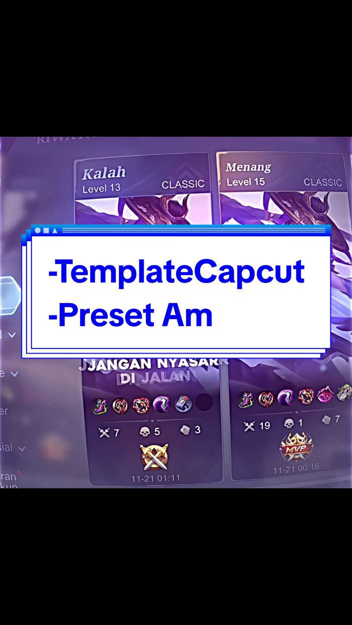 #CapCut (Versi Template Klik Logo Capcut) . gameplay by @𝐂𝟐° _αbᴄdHᴀɴ.  . ini bukan jj ya.. #jangansalahpasangan #presetxml #presetdibawah5mb #presetalightmotion #presetalightmotion #ekspresikandengancapcut😎 #jjcapcut #yuwitemplate #template #mobilelegends #templatecapcut 