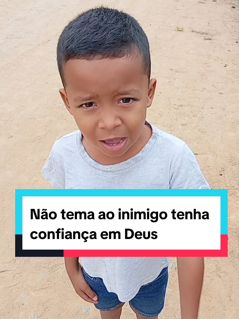 #Não tema ao inimigo #Tenha confiança em Deus 