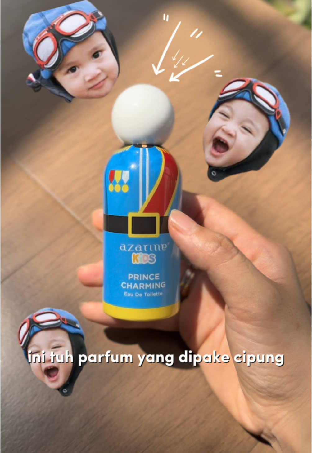 Haaaaa ini harum apaaan? Oh ternyata ini parfum sultan Andara alias cipung. Parfum @AZARINE KIDS Prince Charming. Wanginya mewah dan nggak bikin pusing walaupun dipakai anak panas2an 😆👍🏻 #azarinekids #parfumazarinekids #parfumcipung #reviewparfum 