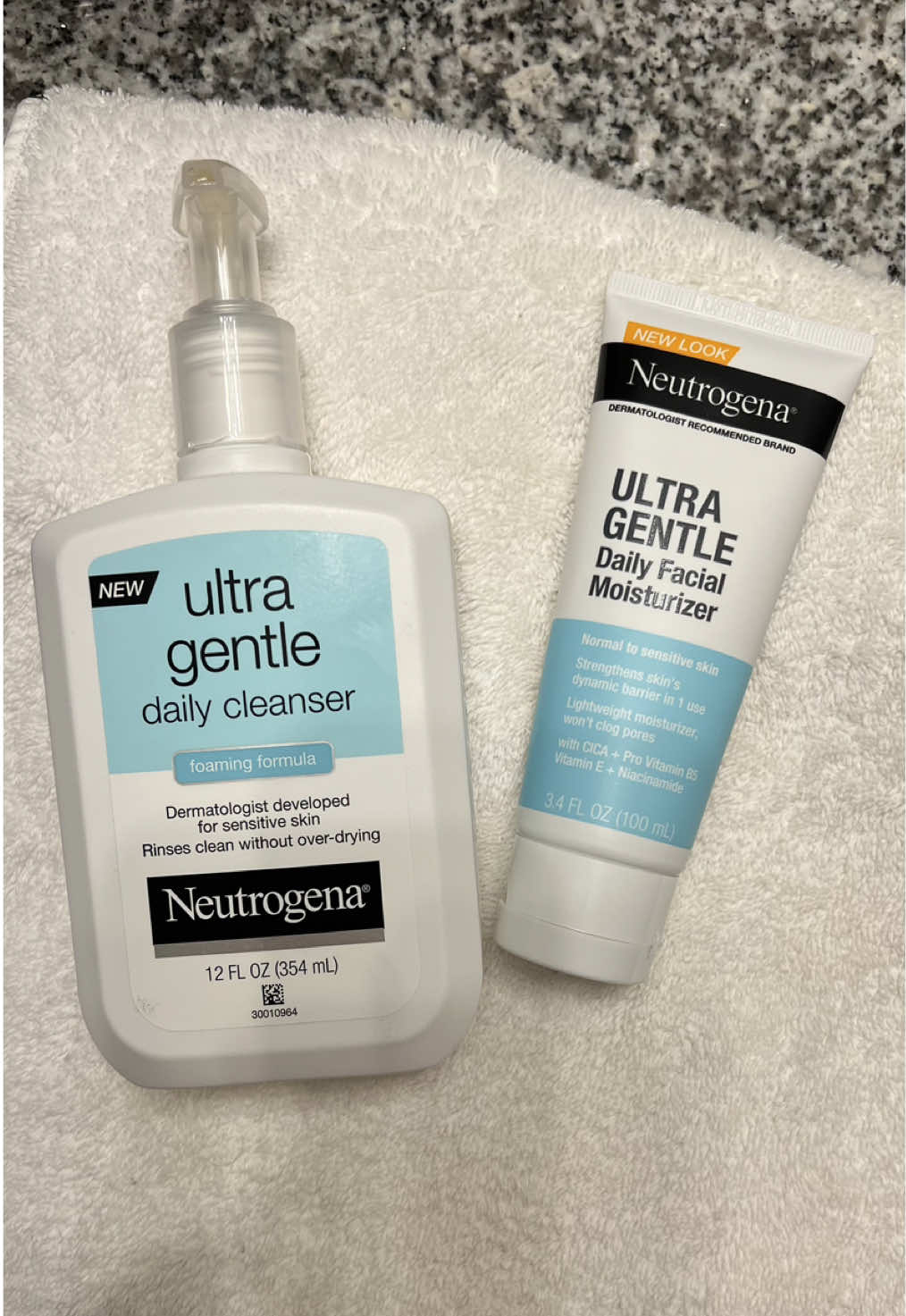 #brandpartner @Neutrogena I just tried out the “Ultra gentle daily cleanser and facial moisturizer” for the first time. I like the formula, my skin feels clean without feeling dry. The moisturizer feels light weight and not sticky on my skin. I will be using this daily for my routine and so far I really like it. This review is based off of my opinions on this product and everyone’s results may vary. #neutrogenapartner #neutrogena #gentlefacewash #gentlemoisturizer #skincareroutine #facewash #moisturizer #TasteMakersLaunch #ttstastemakers #CozyCountdown #CreatorBoostCamp #TikTokShopHolidayHaul #TikTokShopBlackFriday #TikTokShopCyberMonday #SpotlightFinds  #TreasureFinds #TTSTakeover #TTSDelight #GiftGuide #TopTierNovember #TTSLevelUp 