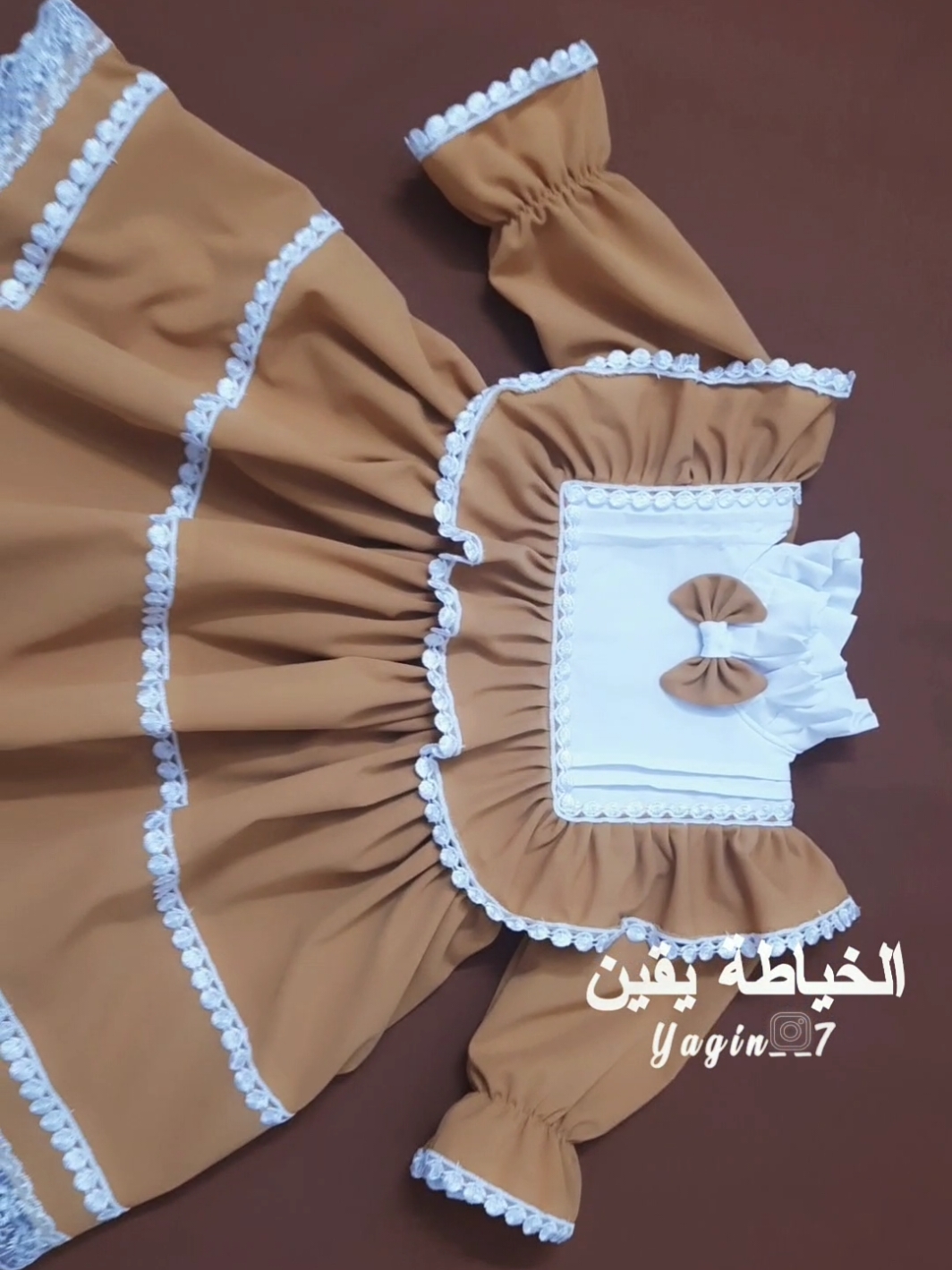 حسب الطلب 🤎🩶#الخياطة_يقين #🦋✨  #خياطه_نسائيه_اطفال👗✂️🧿تصميمي #يوجد_لدينا_خدمة_توصيل_لكل_العراق🌹 #سوي_تفاعلكم_يحلي_البيج #خياطه_علی_الطلب #اكسبلورexplore 