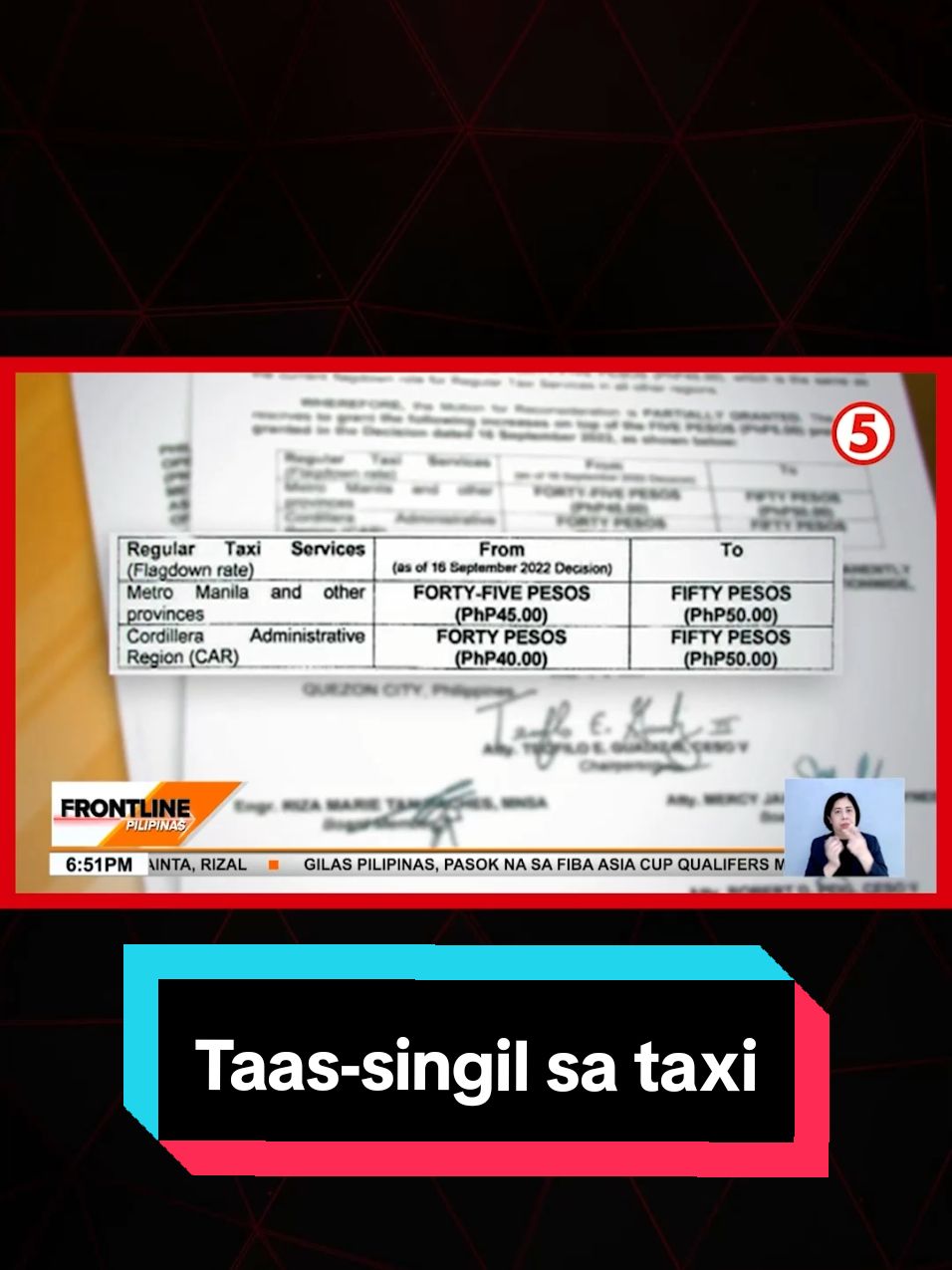 Epektibo na ang mas mataas na flagdown rate sa mga taxi. Wrong timing ito para sa mga pasahero dahil malapit na ang Pasko, pero kulang pa ito para sa mga tsuper. #News5 #FrontlinePilipinas #NewsPH #BreakingNewsPH 