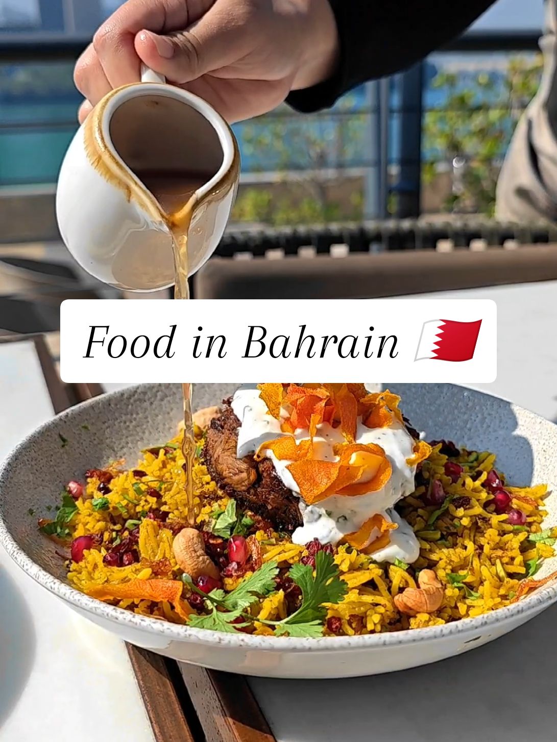 If you appreciate good food, you need to visit Bahrain. Food is so good, almost every place we went to the food was unbelievable  🇧🇭😋 #bahrain #food #halalfood #travel #blog #holiday 