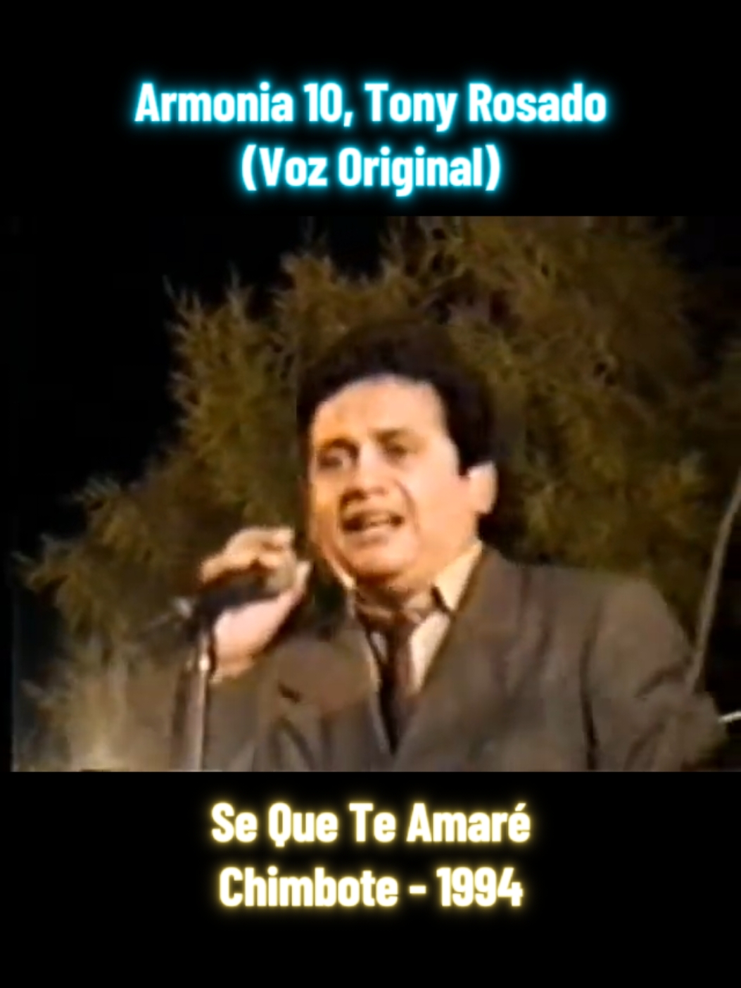 Canta @TONY ROSADO ROSADO Volumen 8 de @Armonía 10 Oficial. Se qué te amaré (Original del Divo de América Leodan) ¡Ah qué buena