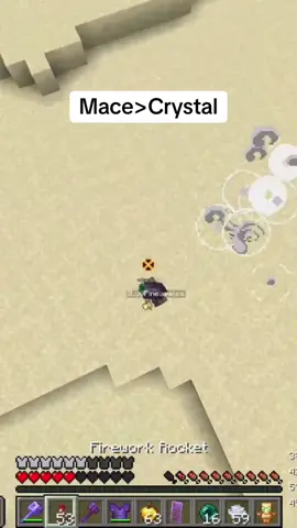 Mace >>> Crystal #Minecraft #pvp #mace #crystal 