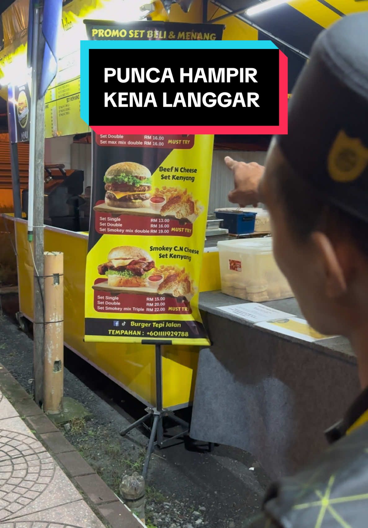 Follow @Burger Tepi Jalan 🍔 . Burger paling sedap kat pontian.