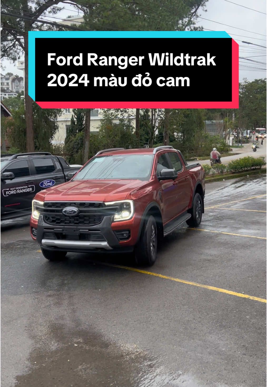 Ford Ranger Wildtrak màu đỏ cam.    #ford #rangerwildtrak #fordrangerwildtrak #xehoi #oto #xebantai #fordranger #dalat #forddalat 