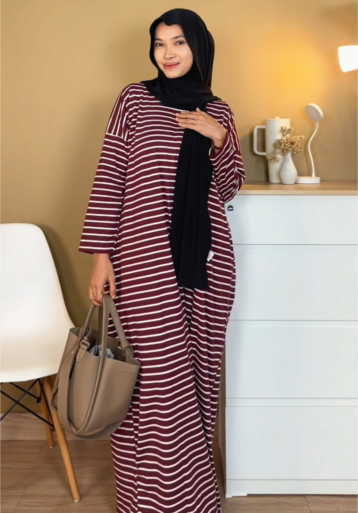 Gamau tau Dressnya harus viral cakep amat pliss 🥹💝 #dressstripe #dressterbaru #dressviral 