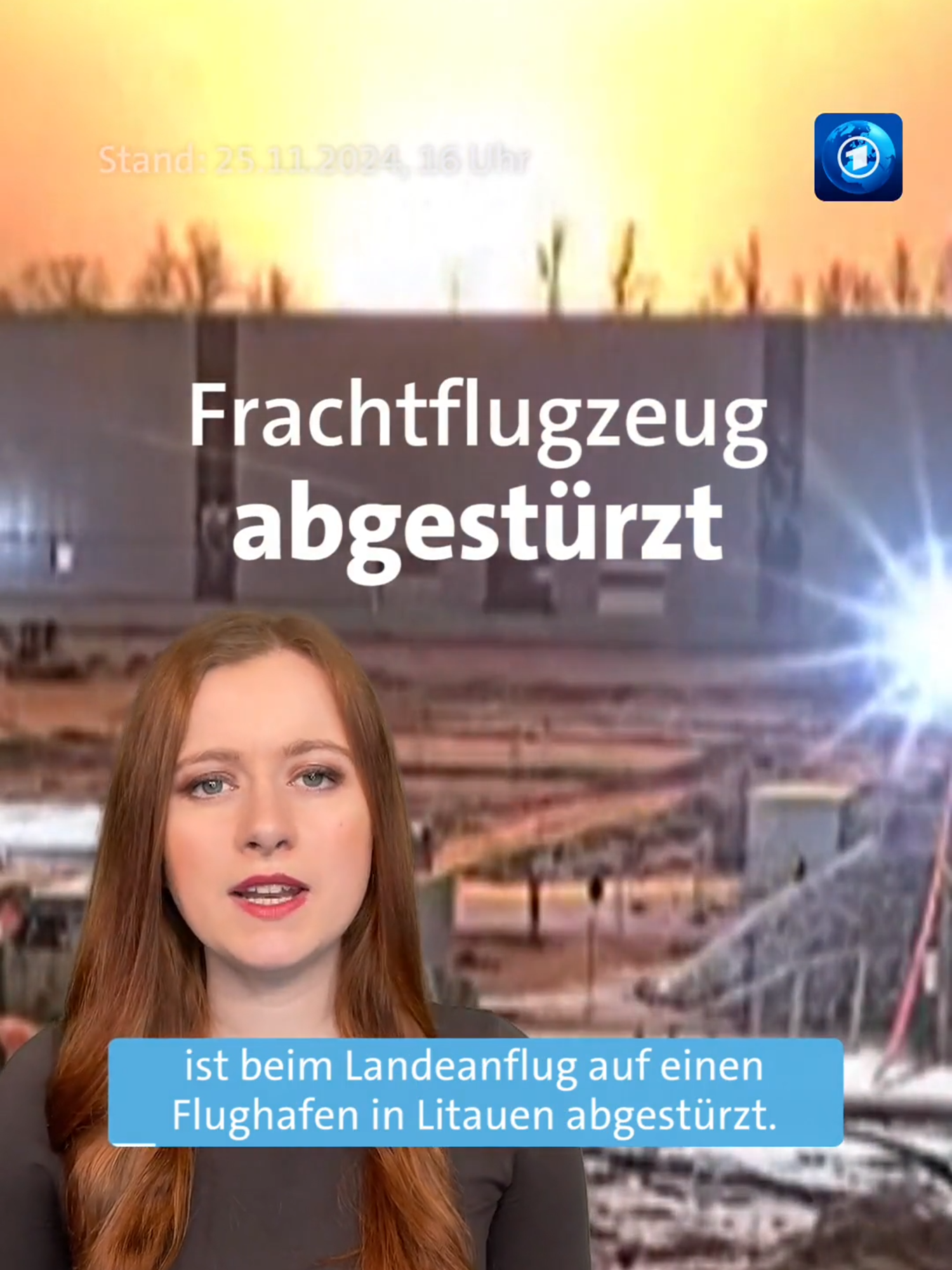 Das ist über den Absturz des Flugzeugs bekannt. #tagesschau #nachrichten #dhl #leipzig #litauen