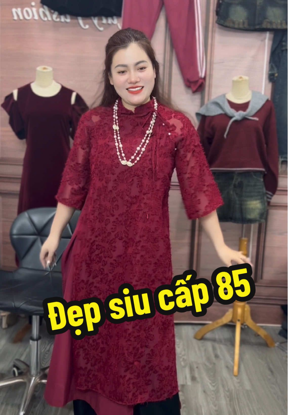 Set áo dài siu cấp #bigsize #xuhuong #aodai 