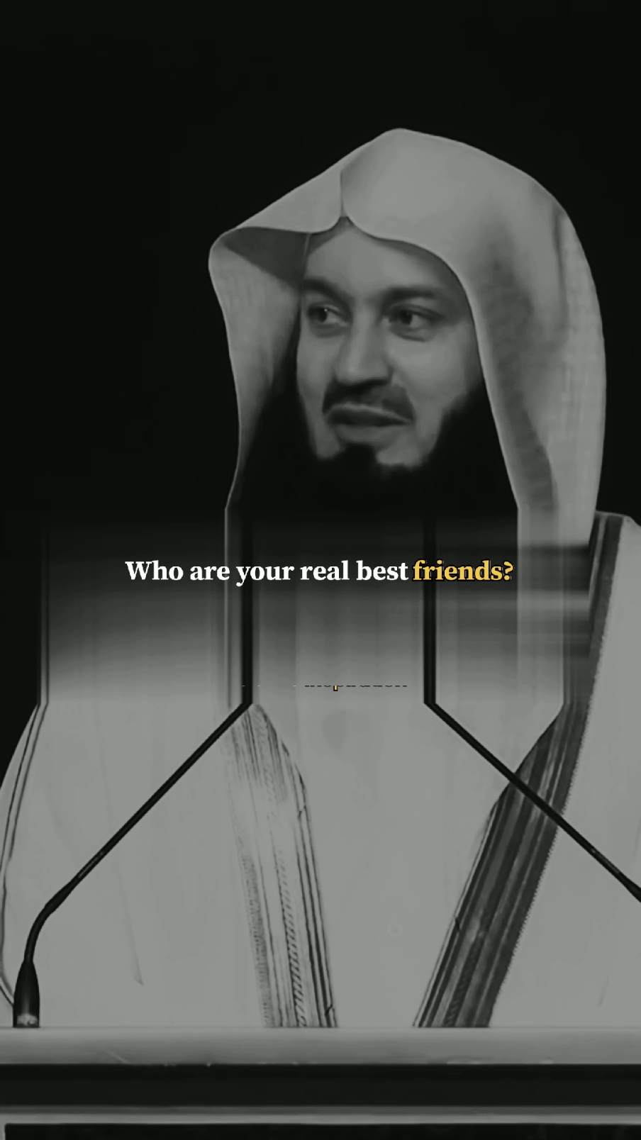 Who are your best friend. #islamic_video #islamictiktok #islamicinspiration #islamicmotivation #muftimenk @Account for sale @Islamic Inspiration 