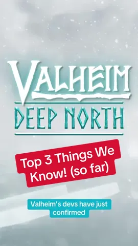 Valheim’s Deep North: Top 3 Things We Know So Far! #GamingOnTikTok #pcgaming #valheim 