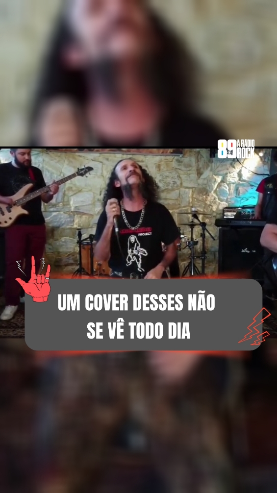 UM COVER DESSES A GENTE NÃO VÊ TODO DIA Créditos: euamoessamusicaa #89 #89FM #89FMARADIOROCK #ARADIOROCK #RADIOROCK #VIVAOROCK #ROCK 