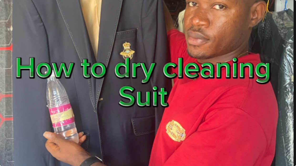 How to dry cleaning suit 