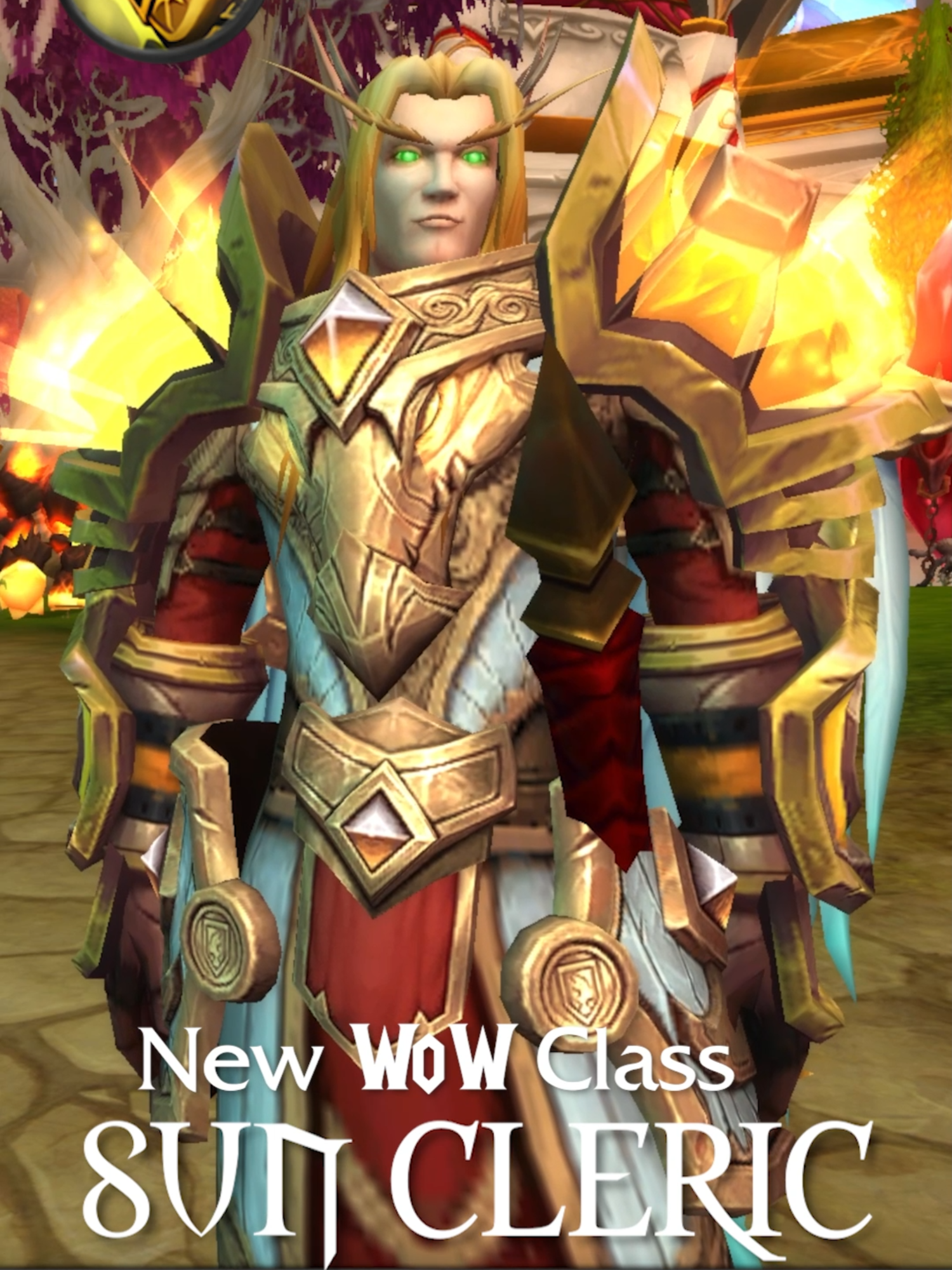 Play the Sun Cleric, a new WoW class, on Conquest of Azeroth. #worldofwarcraft #gaming #classicwow #privateserver