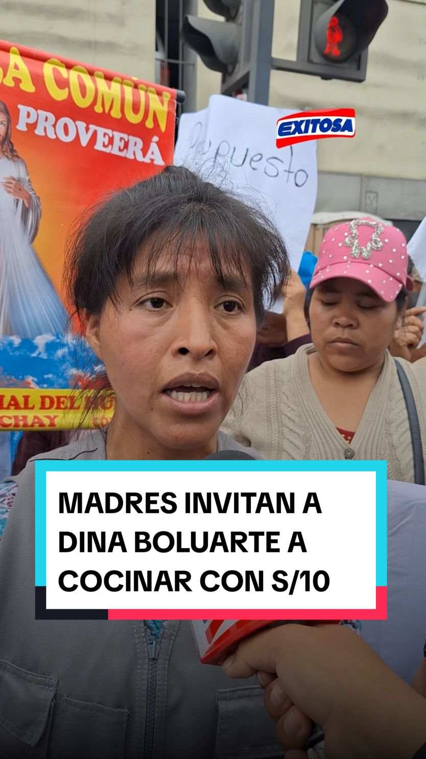 Madres de Ollas comunes invitan a Dina Boluarte a cocinar con S/ 10 🚨 #noticias #10soles #dinaboluarte #ahora #tiktoknews #cocina #comida #sopa #segundo #postre #ollascomunes #dina #exitosa #mundo #news #madres #mama 