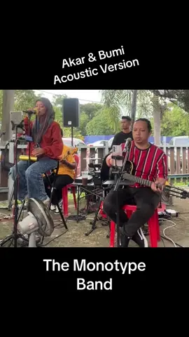 Kita bawak acoustic version. Baru santai #themonotype  @THE_MONOTYPE  @MiSz_Raa  @AminulZainuddin 