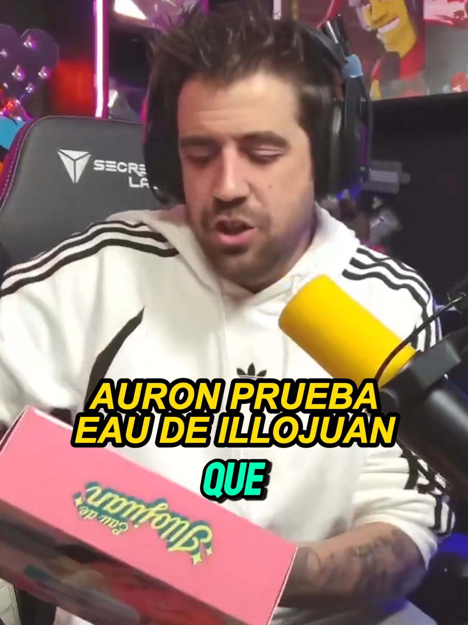 Auron prueba Eau de Illojuan #auronplay #illojuan #colonia #eau #risas #viral_video #parati #fyp #sestrada11 #olor