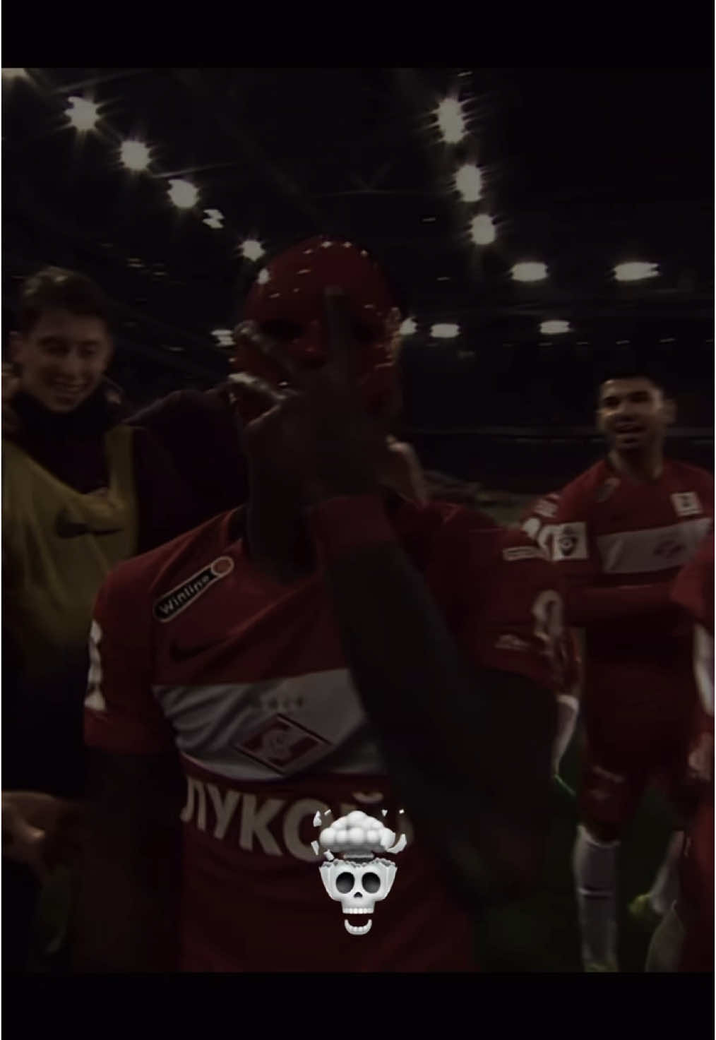 The last one ☠️ #mask #celebration #football #viral #blowthisup #targetaudience #Soccer #fyp 