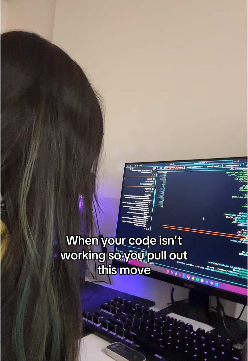 Jk i don’t do this and i don’t recommend🤚 #leagueoflegends #coding 