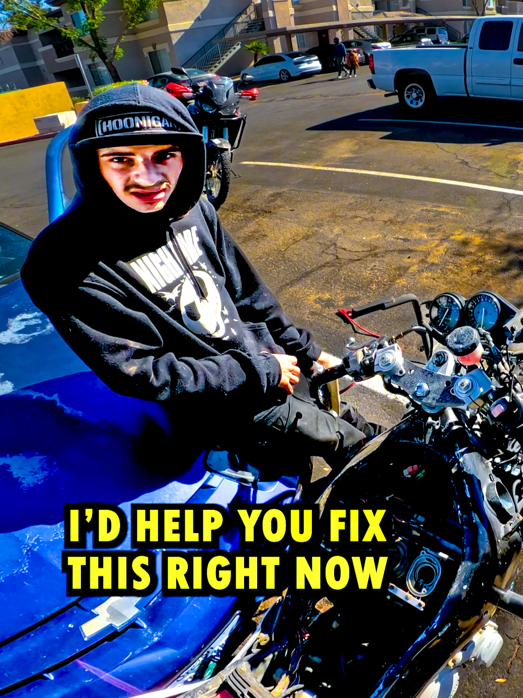 Should I help bro? #viral #foryou #fyp #bro #sketchy #lol #brah #hustle #cash #build #flip #moto