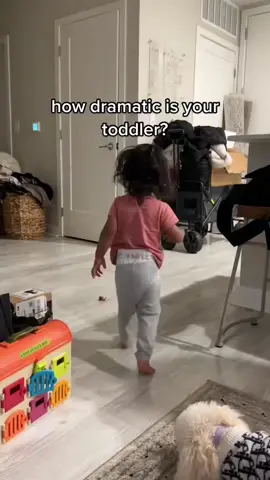 How dramatic is your toddler? 😂😂😂 #toddlers #toddlersoftiktok #funnytoddlers #babies #cute #funny #humor #trending #fyp 